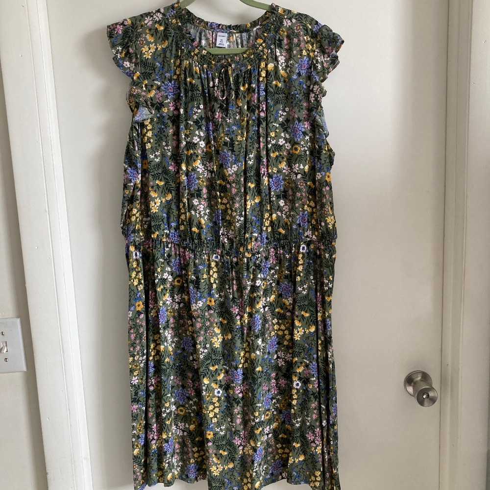 Floral Casual Dress Old Navy Size 2xl